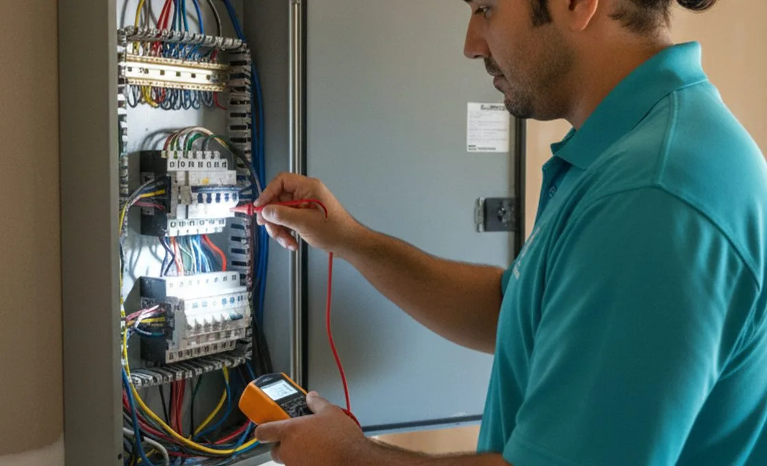 Inspection du panneau électrique