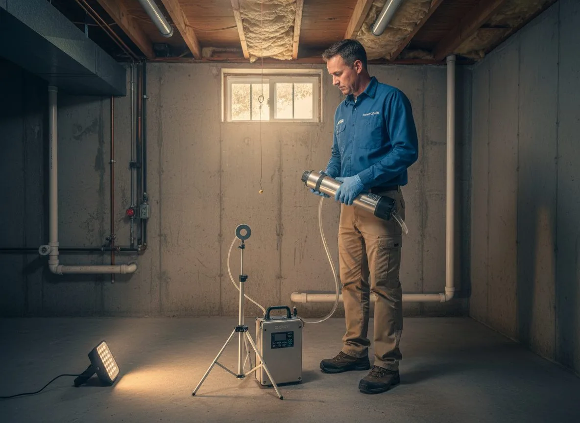 Test de qualité de l'air et diagnostic spécialisé